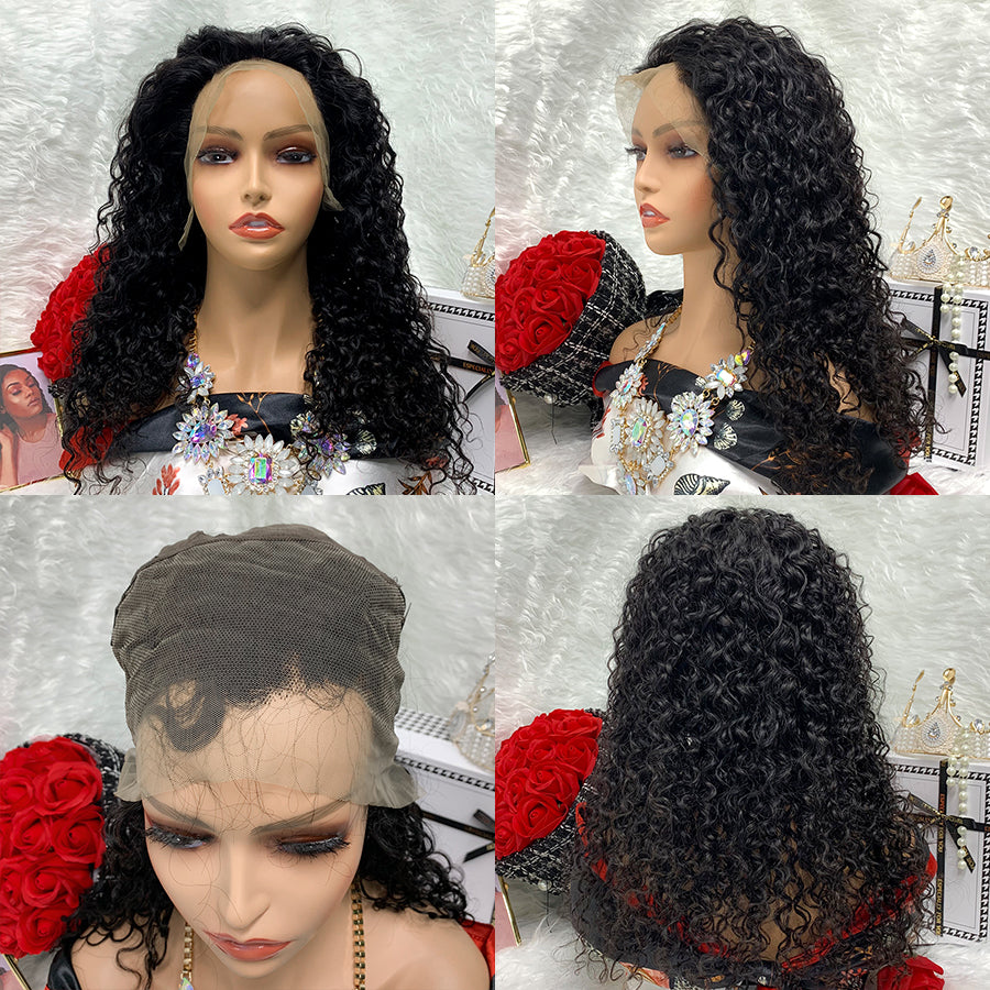 13*4 Lace Front Wigs Water Body Wave Jerry Curly Lace Wigs 100% Virgin Human Hair
