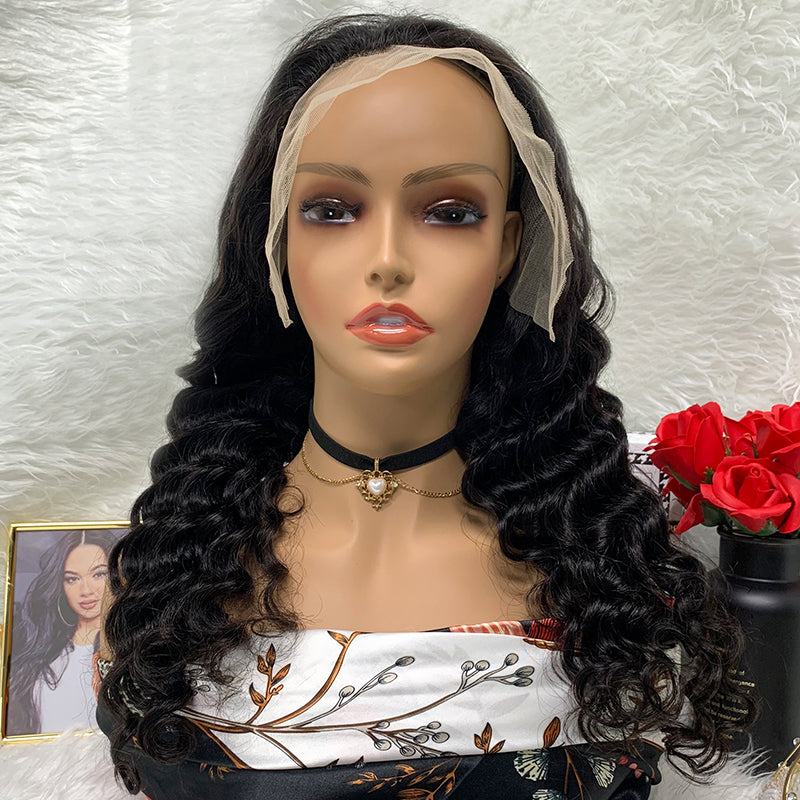 13*4 loose deep Lace Frontal Wigs 100% Virgin Human Hair