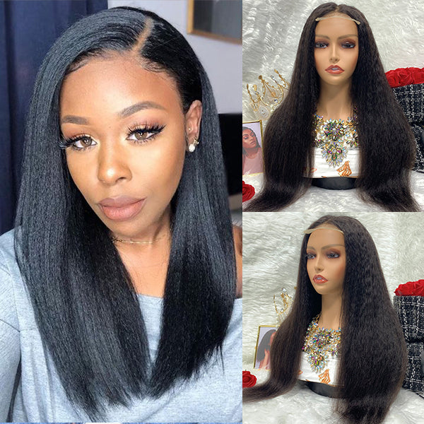 4x4 Transparent Lace Front Wigs 100% Virgin Jerry Curly Lace Wigs