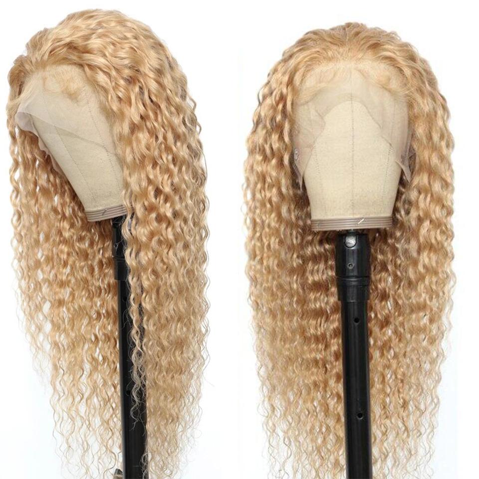 13x6 deep wave 27 Lace Frontal Wig 100% Human Hair Virgin Hair