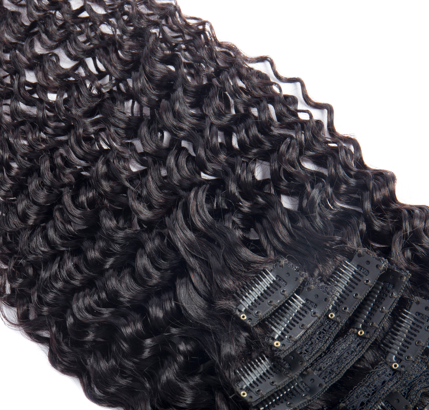 10A deep wave Clip In Vietnamese Hair Extensions Russian Hair Remy Hair