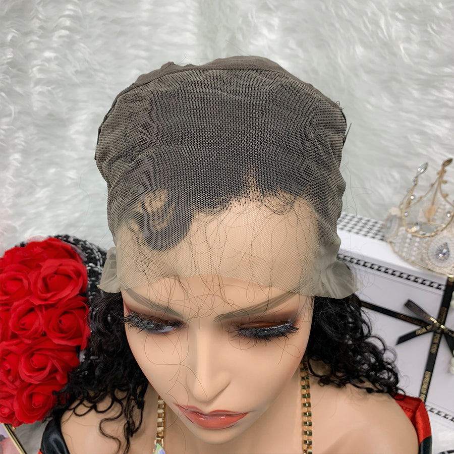 13*4 water Wave Lace Frontal Wigs 100% Virgin Human Hair