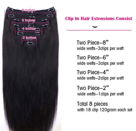 10A Clip In Vietnamese Hair Extensions Russian Hair Remy Hair