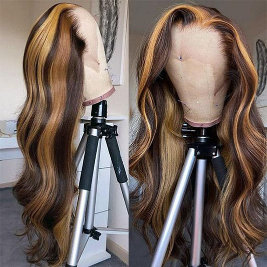 13*4 body wave Lace Wig Full Frontal Wig Ombre Wig