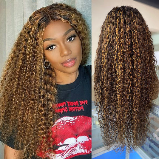 13*4 water Lace Wig Full Frontal Wig Ombre Wig