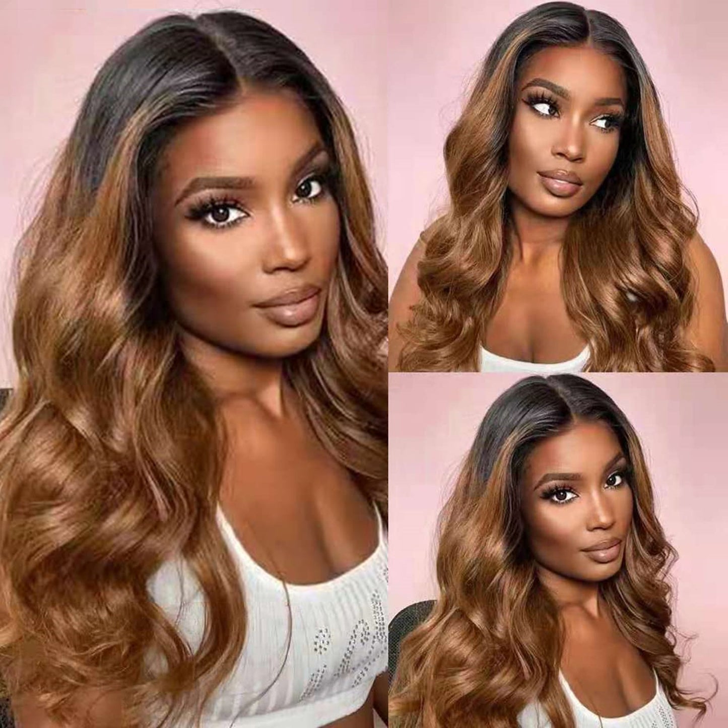 13*4 1B-30 body wave Lace Front Wigs 100% Virgin Human Hair