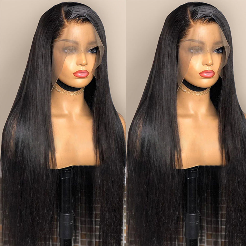 13*4 NATURE straight Lace Front Wigs 100% Virgin Human Hair