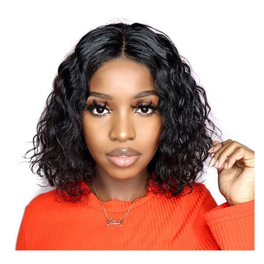 4x4 Lace water wave NATRUE Closure Bob Wigs