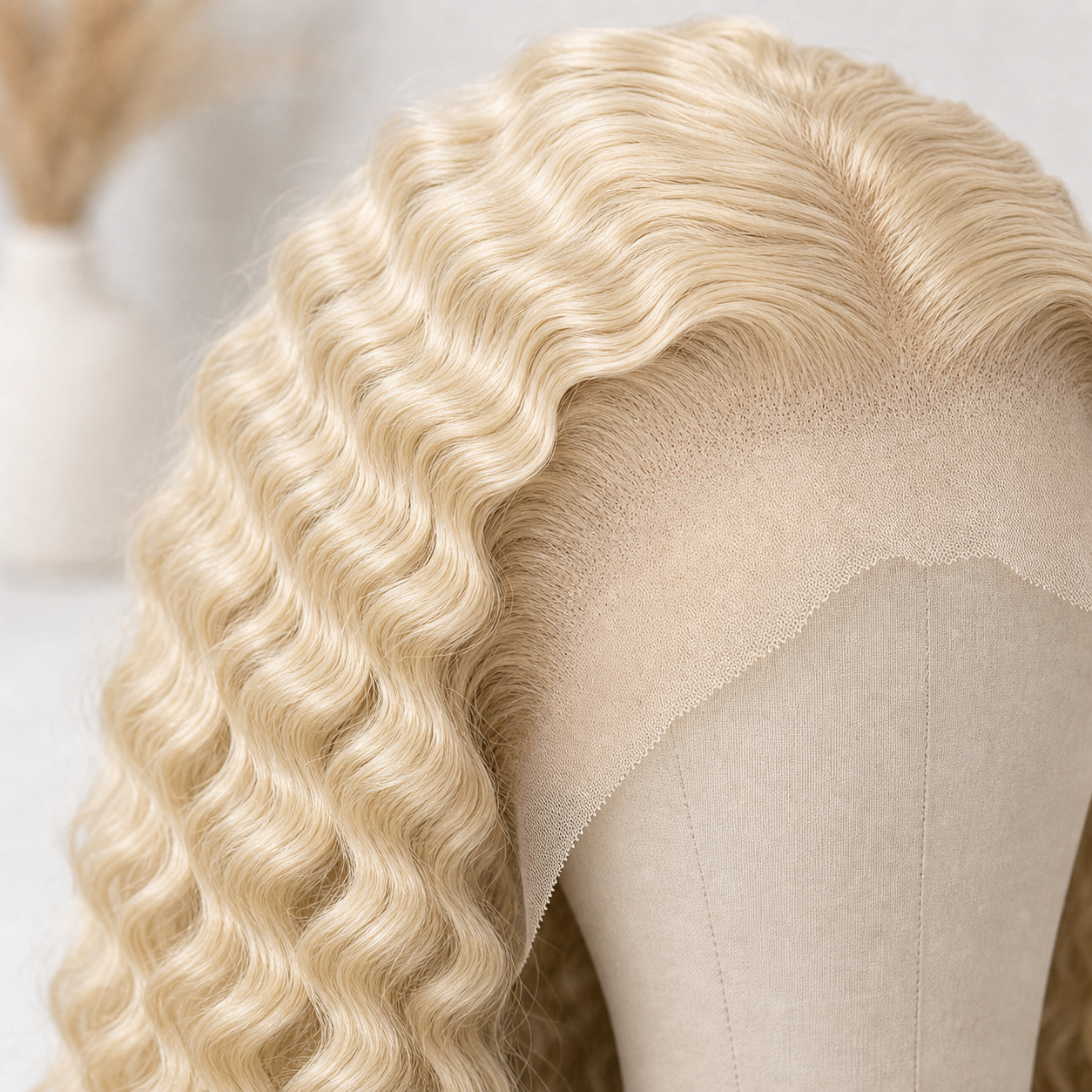 BONANZA 613 Blonde Deep Wave 13x6 HD Lace Wig lace and deep wave detail