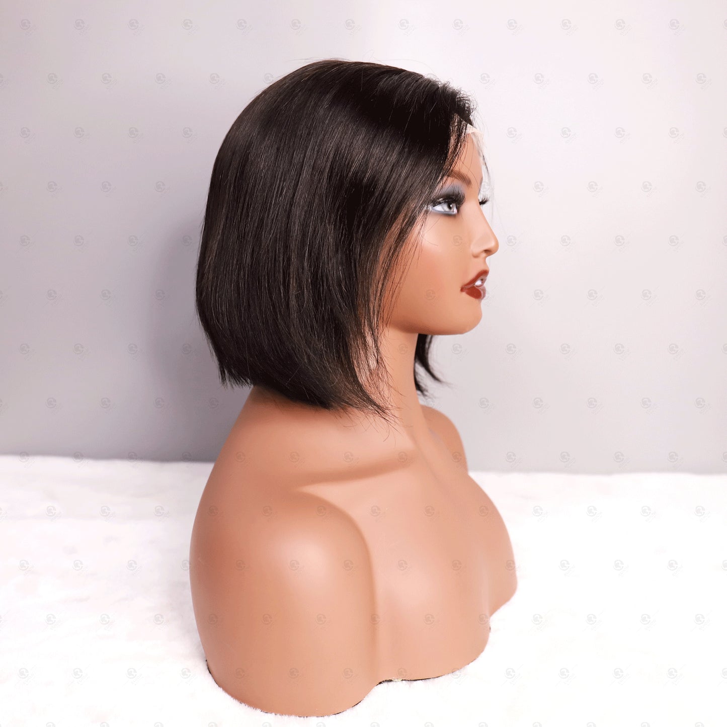 100% Human 4 x 4 Lace Closure BOBO wig head cover