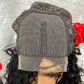 NATURE Machine Made No Lace Fringe Water Wave Curls Bob Wigs With Bangs