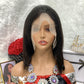 13x4  black Transparent Peruvian Hair Wig Virgin Colored Bob Lace Front Wig Hair
