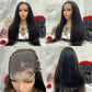 4x4 Transparent Lace Front Wigs 100% Virgin Jerry Curly Lace Wigs