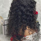 4x4 deep wave Transparent Lace Front Wigs 100% Virgin Jerry Curly Lace Wigs