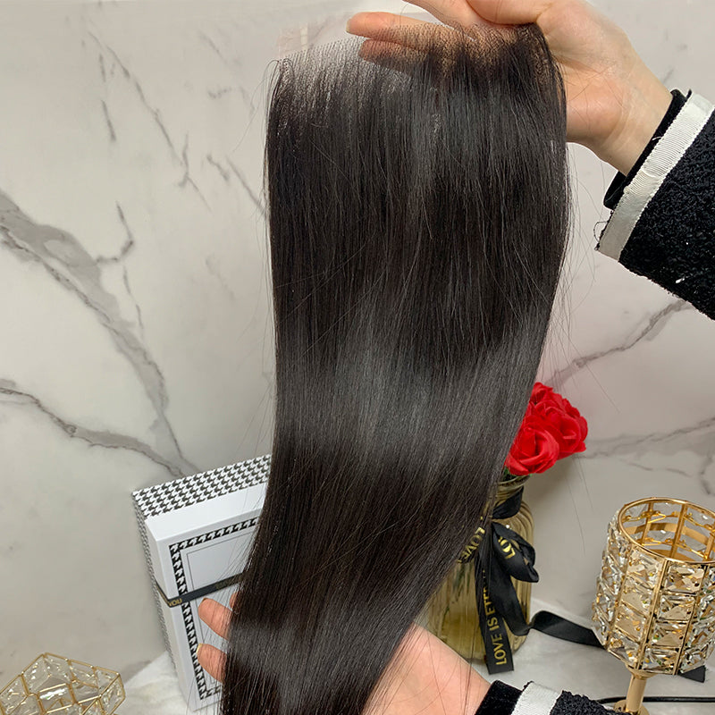 5x5 straight Transparent lace closure