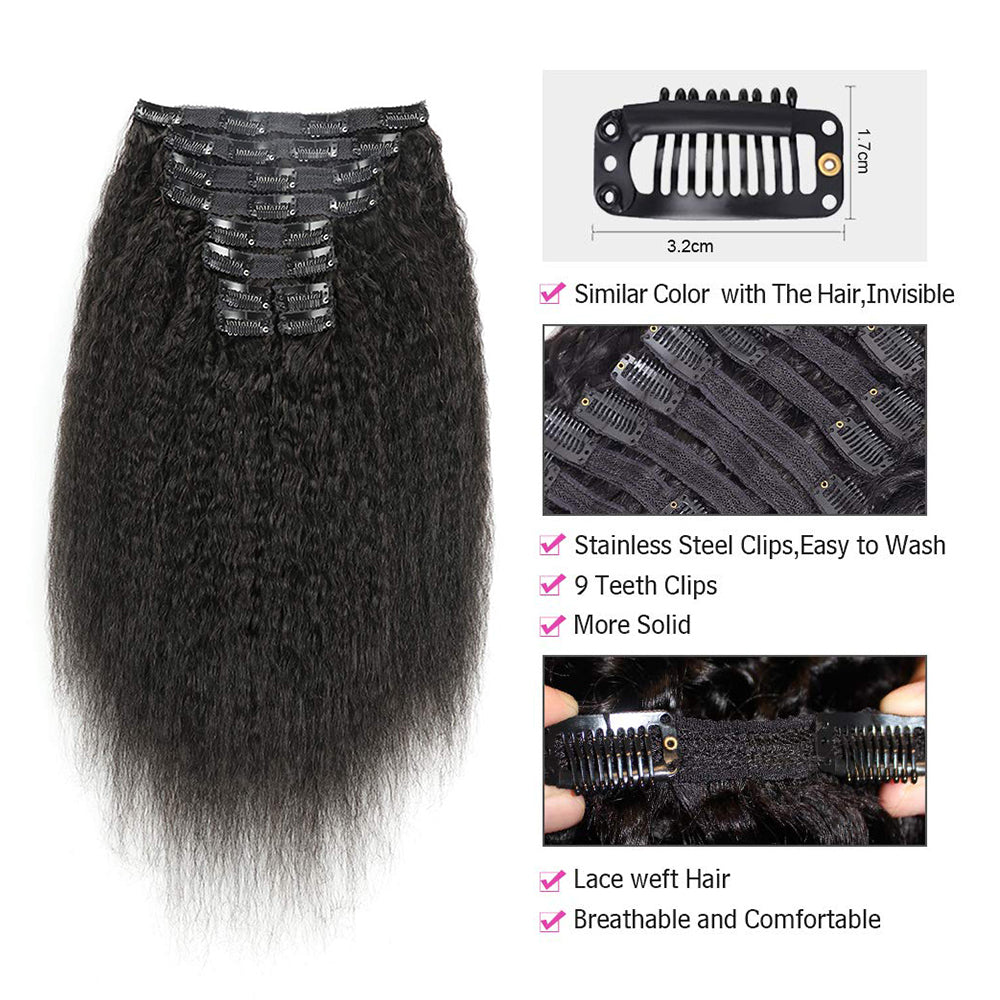 10A Clip In Vietnamese Hair Extensions Body Water Deep Wave Russian Hair Extensions Kinky Straight Curly