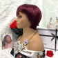 human hair full head set gradual change full mechanism human hair wig head cover