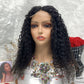 4x4 Transparent Lace Front Wigs 100% Virgin Jerry Curly Lace Wigs
