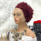 13x1 Brazilian 100% Virgin Hair Pixie Wig Curly  Remy Transparent Lace Short Curly Wigs