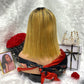 1B-30 Machine Made Color Humanity Straight Bob Wig