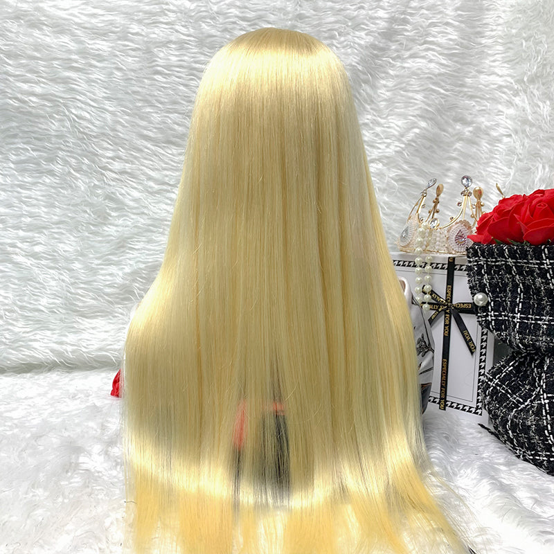 13x6 Swiss Lace Wigs Unprocessed 613，100% Percent Human Hair Wigs