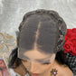 4x4 straight Transparent Lace Front Wigs 100% Virgin Jerry Curly Lace Wigs