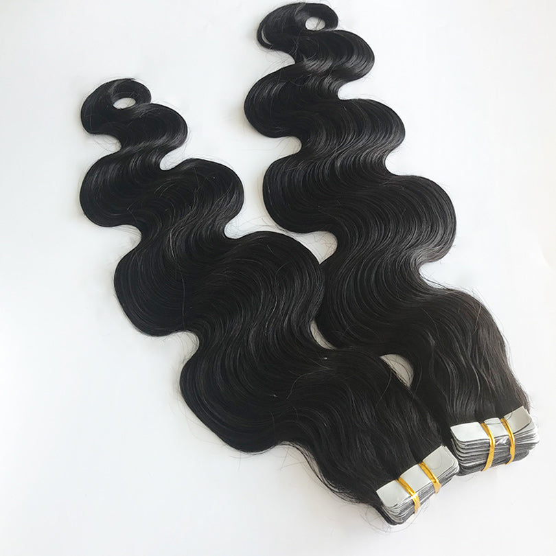 1 Bundle Cuticle Aligned Wholesale Extensions Tape In Raw Human Hair