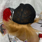 human hair full head set gradual change full mechanism human hair wig head cover