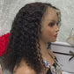 13*4  Jerry cruly Lace Frontal Wigs 100% Virgin Human Hair