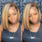 Sleek Highlights Glueless Closure Bob Wig