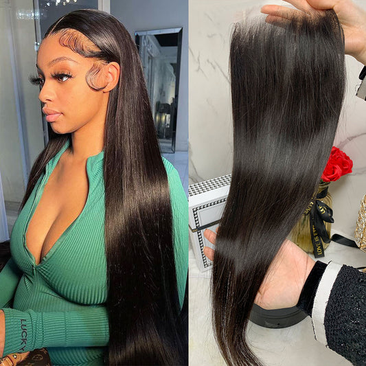 5x5 straight Transparent lace closure