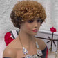 1B-30 No Lace Wigs Color Machine Made Raw Guangzhou Wig Remy Curly Pixie Wigs