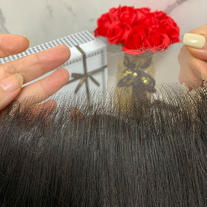 5x5 straight Transparent lace closure