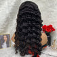 13*4  loose deep Lace Frontal Wigs 100% Virgin Human Hair