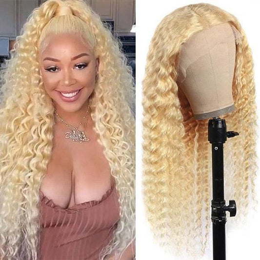 Blonde #613 Human Hair Frontal Lace Wig