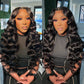 13*4  NATURE loose wave  Lace Front  Wigs 100% Virgin Human Hair