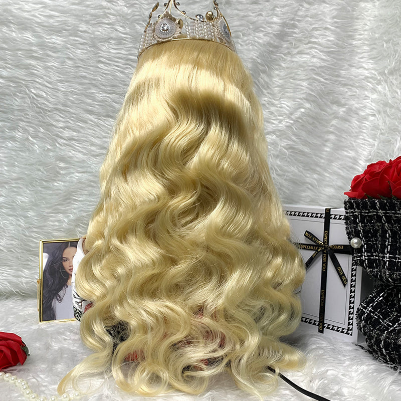 13x6 Swiss Lace Wigs Unprocessed 613，100% Percent Human Hair Wigs