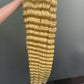 613 13*4 deep wave Blonde 100% Virgin Clear Lace Frontal Wig