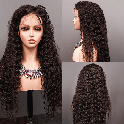 100% Human 13x4 water Lace Frontal Bob wigs head cover