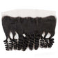 13*4 natrue loose wave Transparent Lace Closure